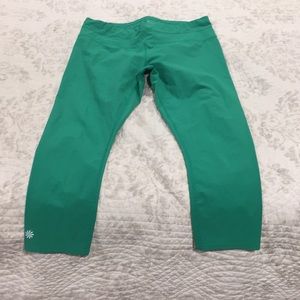 Green Capri style jogging pants